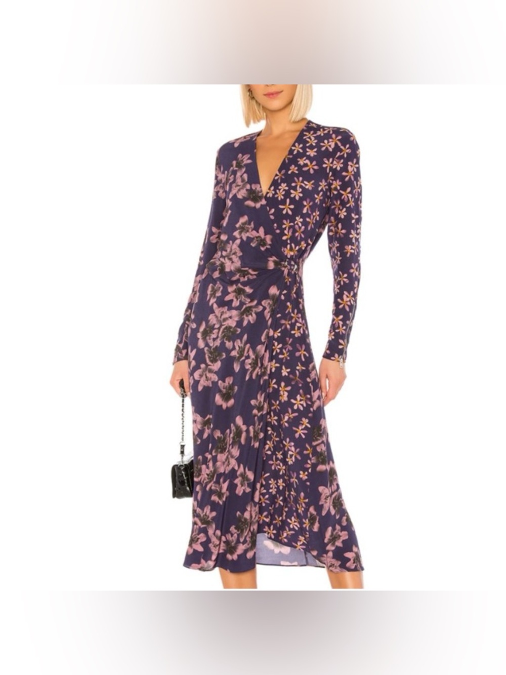 Rag & Bone Odette Dress Violet Flower